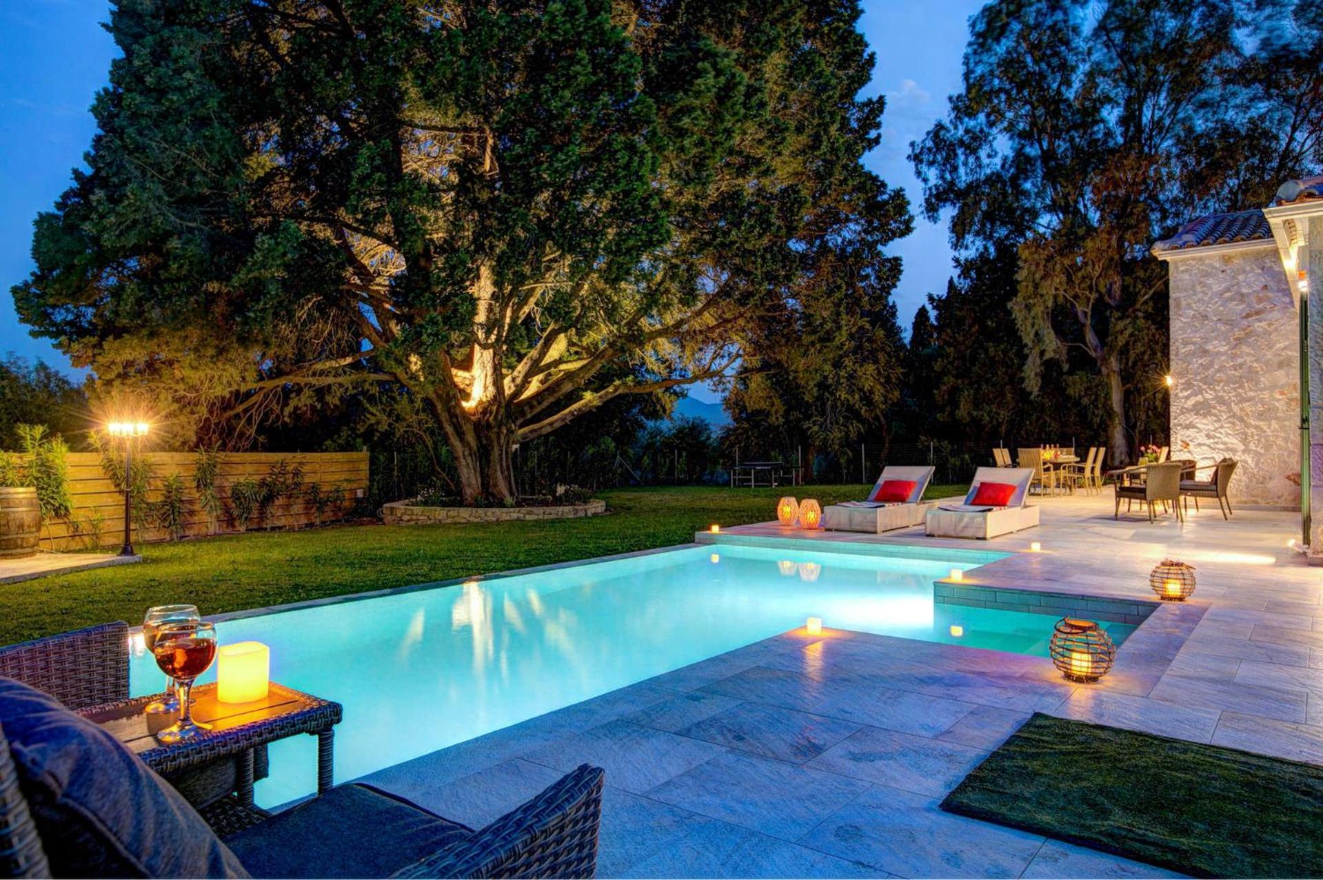 Astarte Villas - Laalu Private Villa With Pool Koukounaria Exterior photo